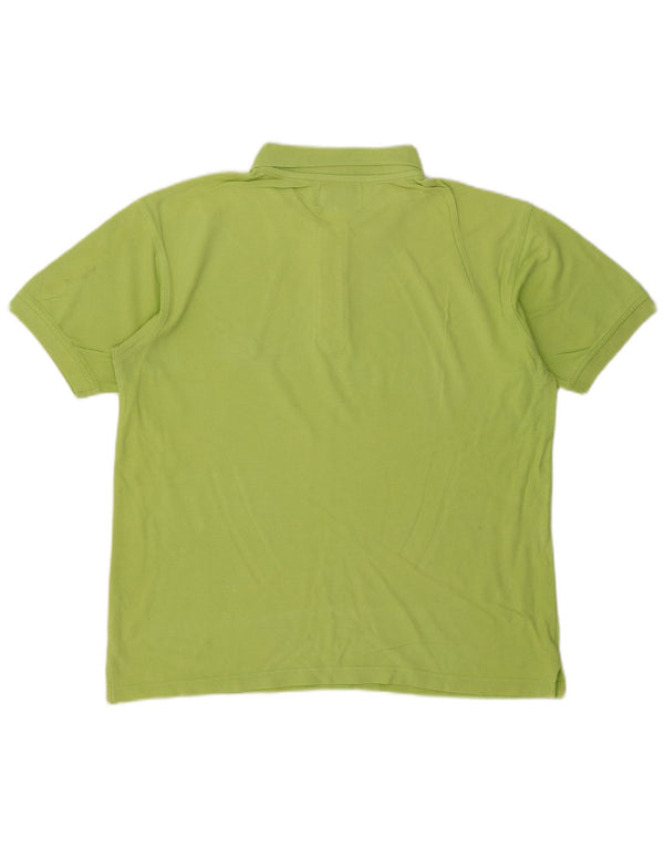 Gian Marco Venturi Mens Polo Shirt Medium Green Cotton