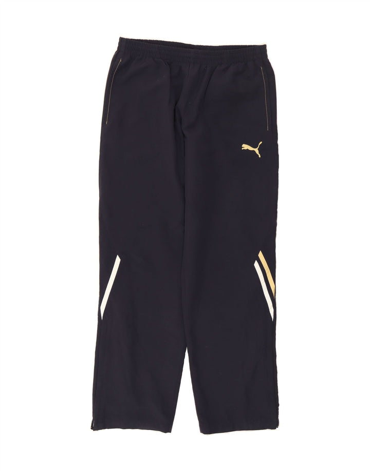 PUMA Mens Tracksuit Trousers Medium  Navy Blue Polyester Vintage Puma and Second-Hand Puma from Messina Hembry 