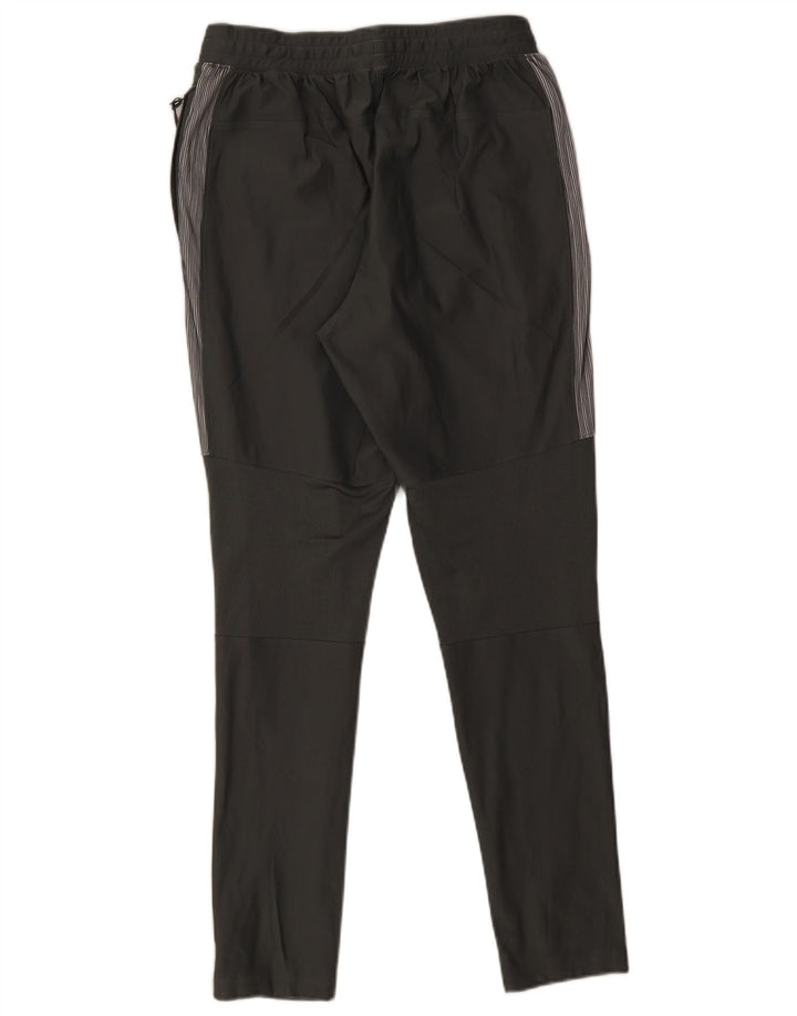 Under Armour Mens Fitted Tracksuit Trousers Medium  Grey Pinstripe