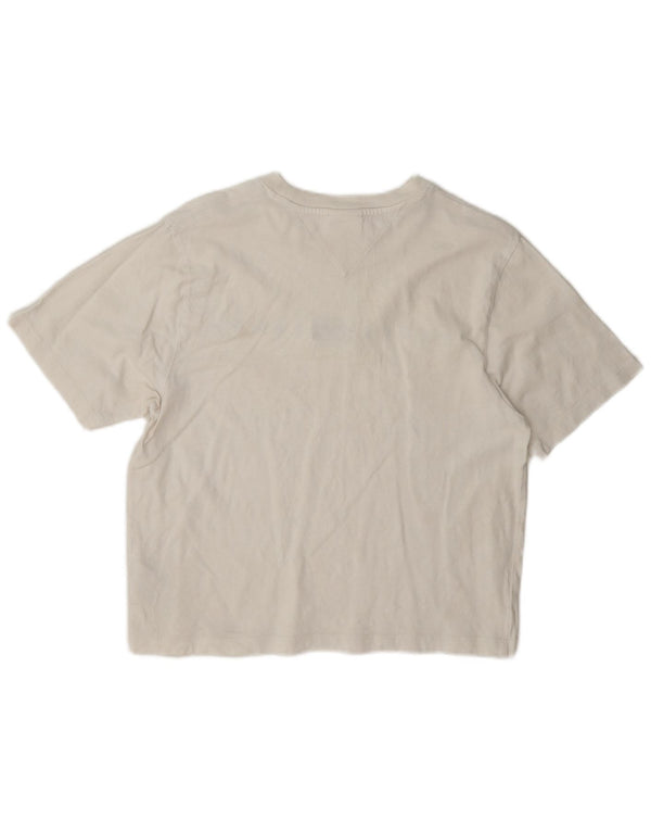 Tommy Hilfiger Womens New York City Graphic T-Shirt Top UK 10 Small White