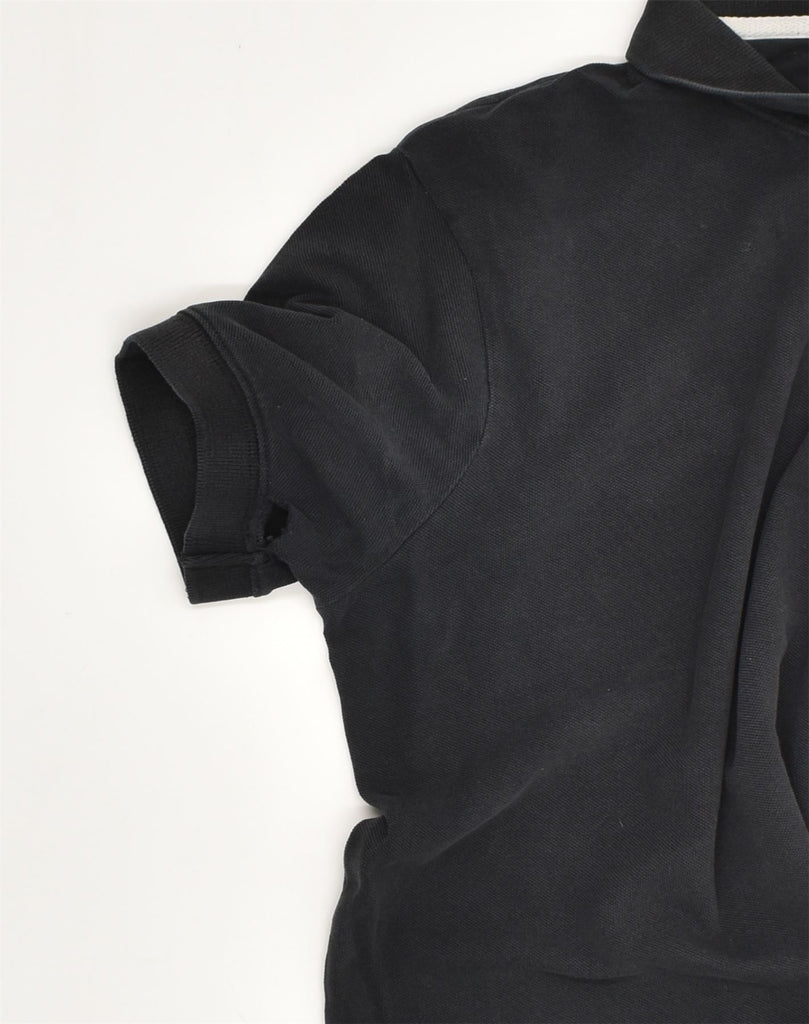 JACK WILLS Mens Polo Shirt Medium Black Cotton | Vintage Jack Wills | Thrift | Second-Hand Jack Wills | Used Clothing | Messina Hembry 