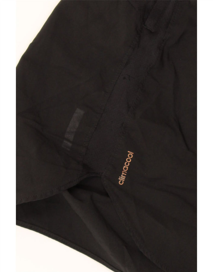 ADIDAS Womens Climacool Sport Shorts UK 12 Medium  Black Polyester Vintage Adidas and Second-Hand Adidas from Messina Hembry 