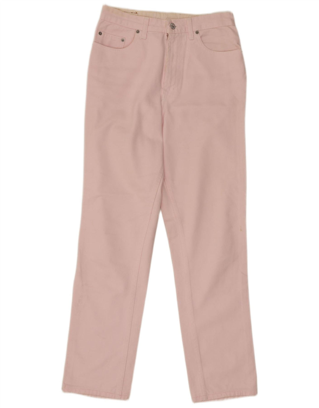 Benetton Womens Tapered Jeans W32 L29 Pink Cotton
