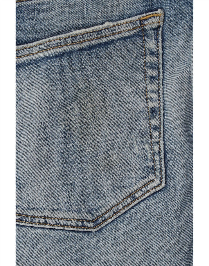 Calvin Klein Mens Distressed Slim Jeans W29 L28 Blue Cotton