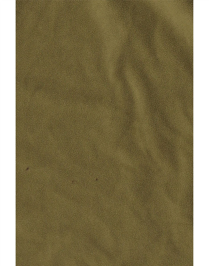 Berghaus Mens Zip Neck Fleece Jumper Medium Khaki Colourblock Polyester