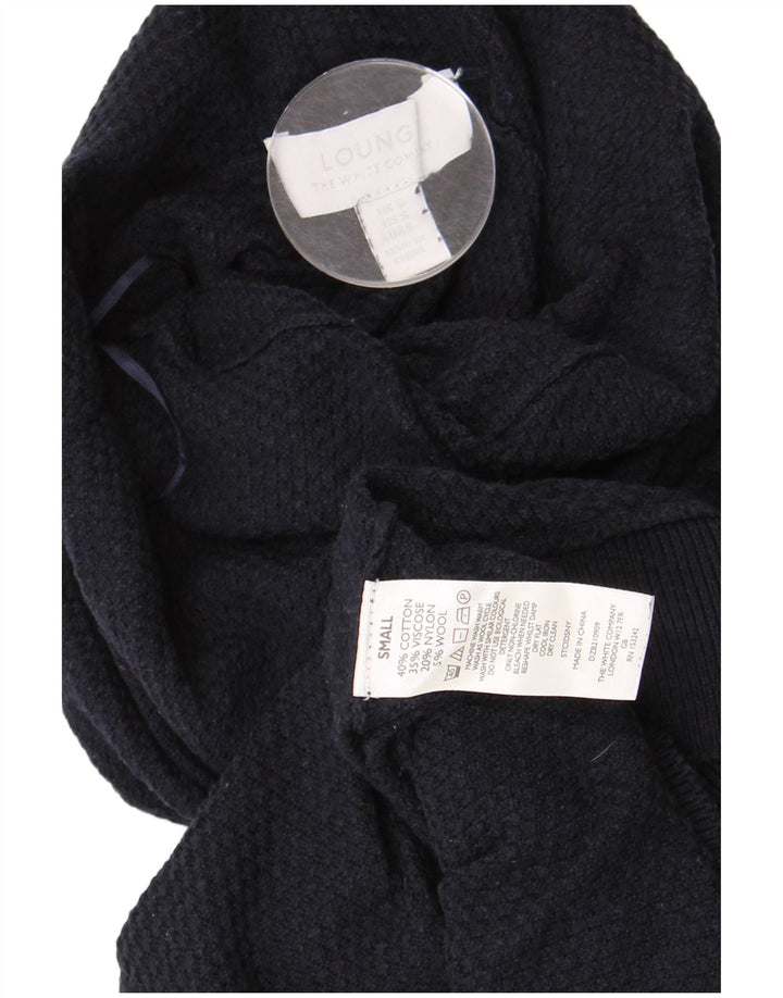 LOUNGE Womens Oversized Roll Neck Jumper Sweater UK 10 Small Navy Blue