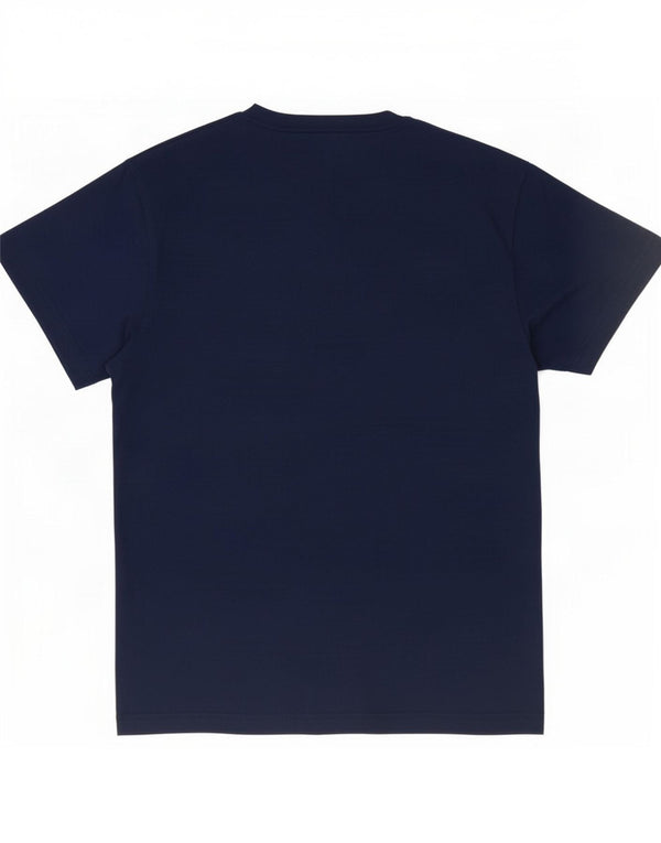 Diesel Mens Graphic T-Shirt Top Large Navy Blue Cotton