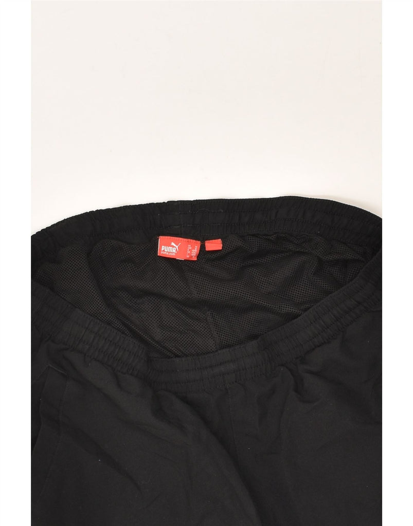 PUMA Mens Graphic Sport Shorts Medium Black | Vintage Puma | Thrift | Second-Hand Puma | Used Clothing | Messina Hembry 