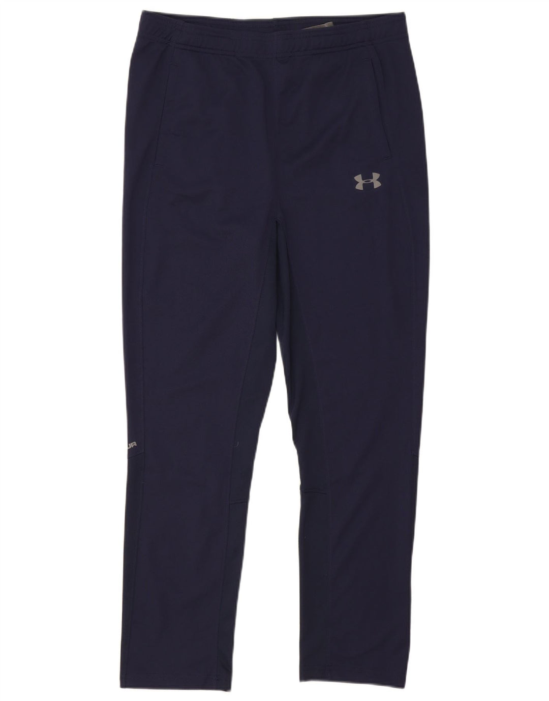 Under Armour Boys Tracksuit Trousers 13-14 Years XL Navy Blue Polyester