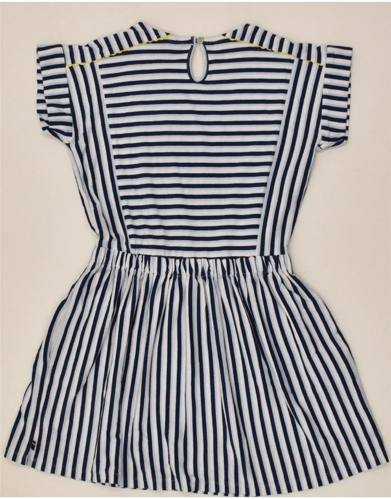 TOMMY HILFIGER Girls A-Line Dress 8-9 Years Medium  Blue Striped Nautical | Vintage Tommy Hilfiger | Thrift | Second-Hand Tommy Hilfiger | Used Clothing | Messina Hembry 