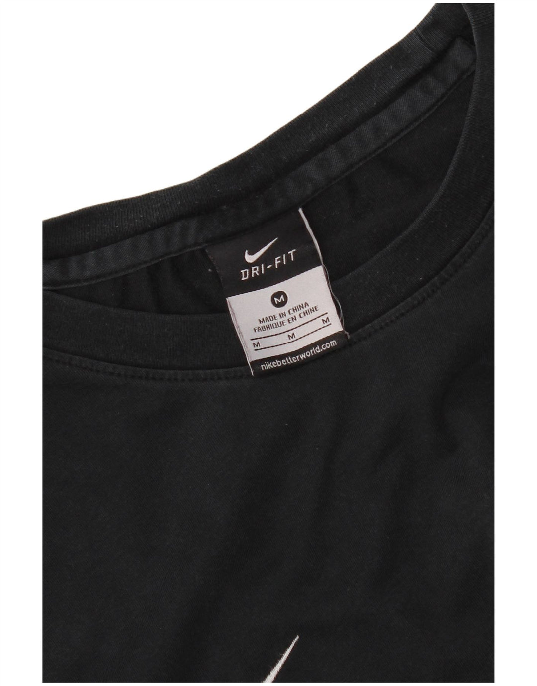 Nike Mens Dri Fit T-Shirt Top Medium Black