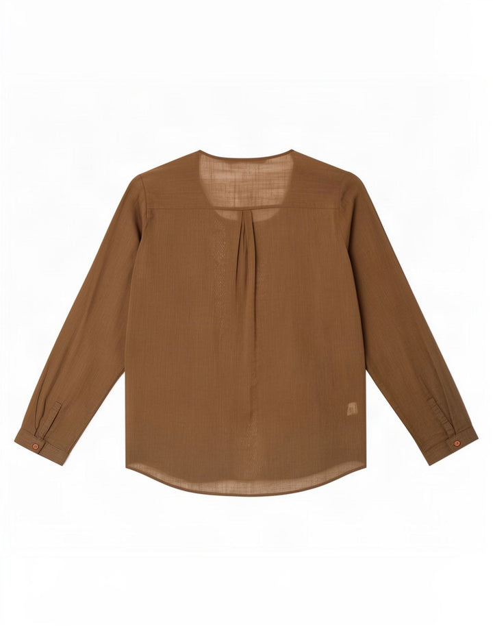 Zara Womens Shirt Blouse UK 14 Medium Khaki