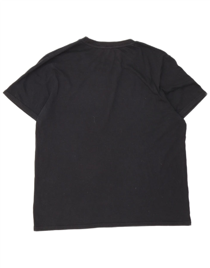 FILA Mens Graphic T-Shirt Top 2XL Black Cotton