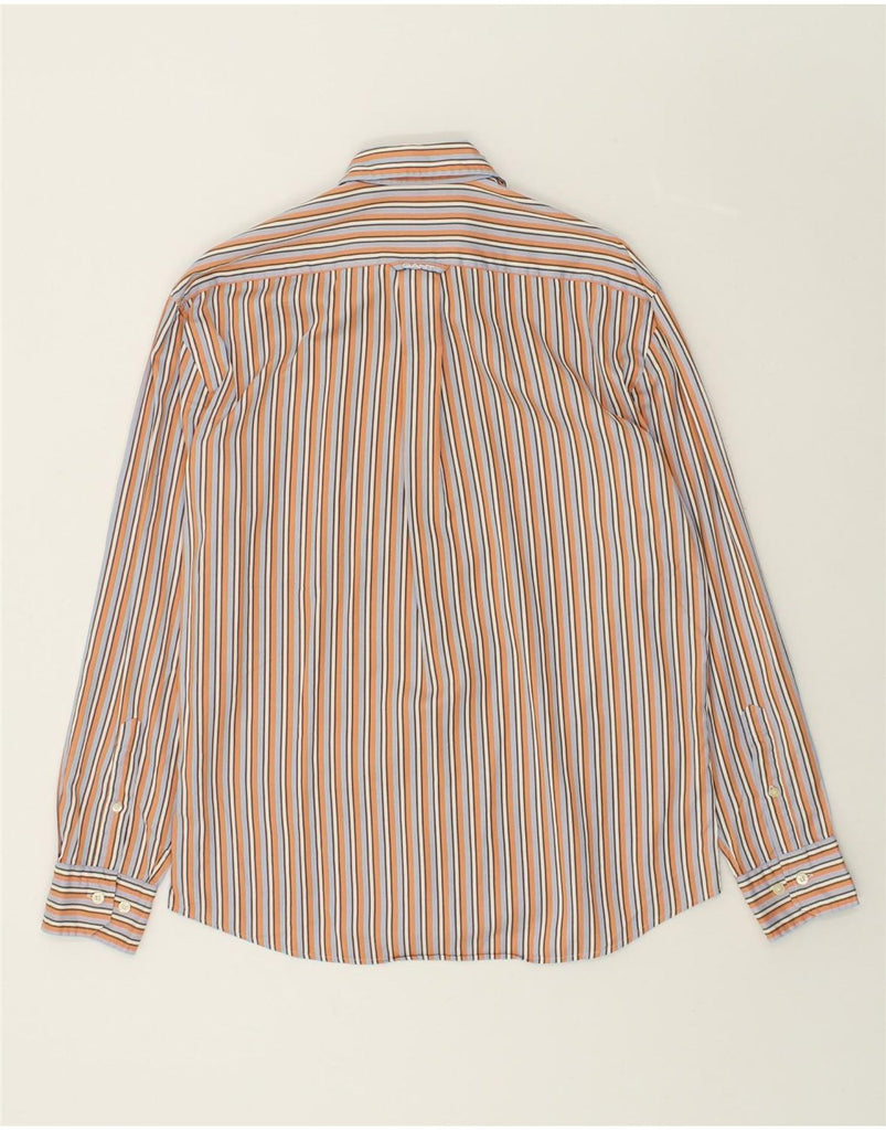 GANT Mens Regular Fit Shirt Medium Orange Striped Cotton | Vintage Gant | Thrift | Second-Hand Gant | Used Clothing | Messina Hembry 