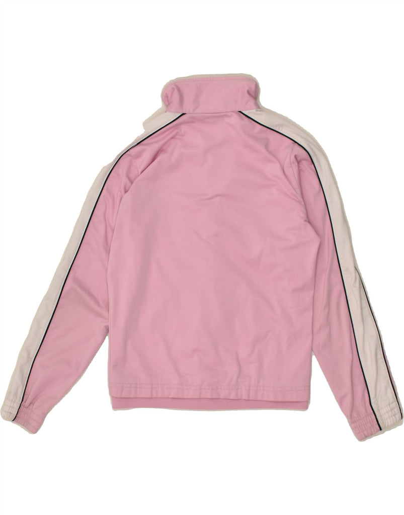 CHAMPION Girls Graphic Tracksuit Top Jacket 9-10 Years Pink Polyester | Vintage Champion | Thrift | Second-Hand Champion | Used Clothing | Messina Hembry 