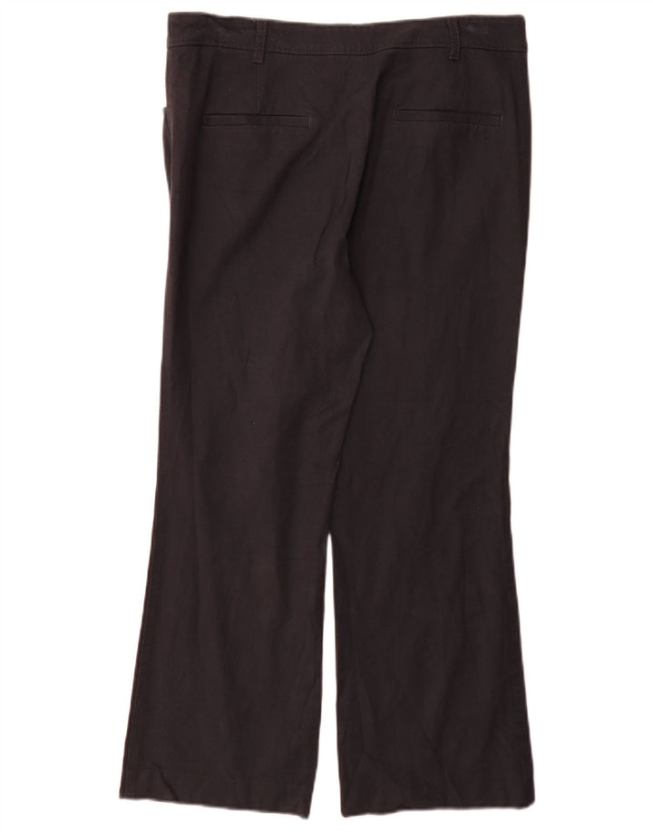 Massimo Dutti Womens Bootcut Casual Trousers EU 42 Large W32 L27 Grey