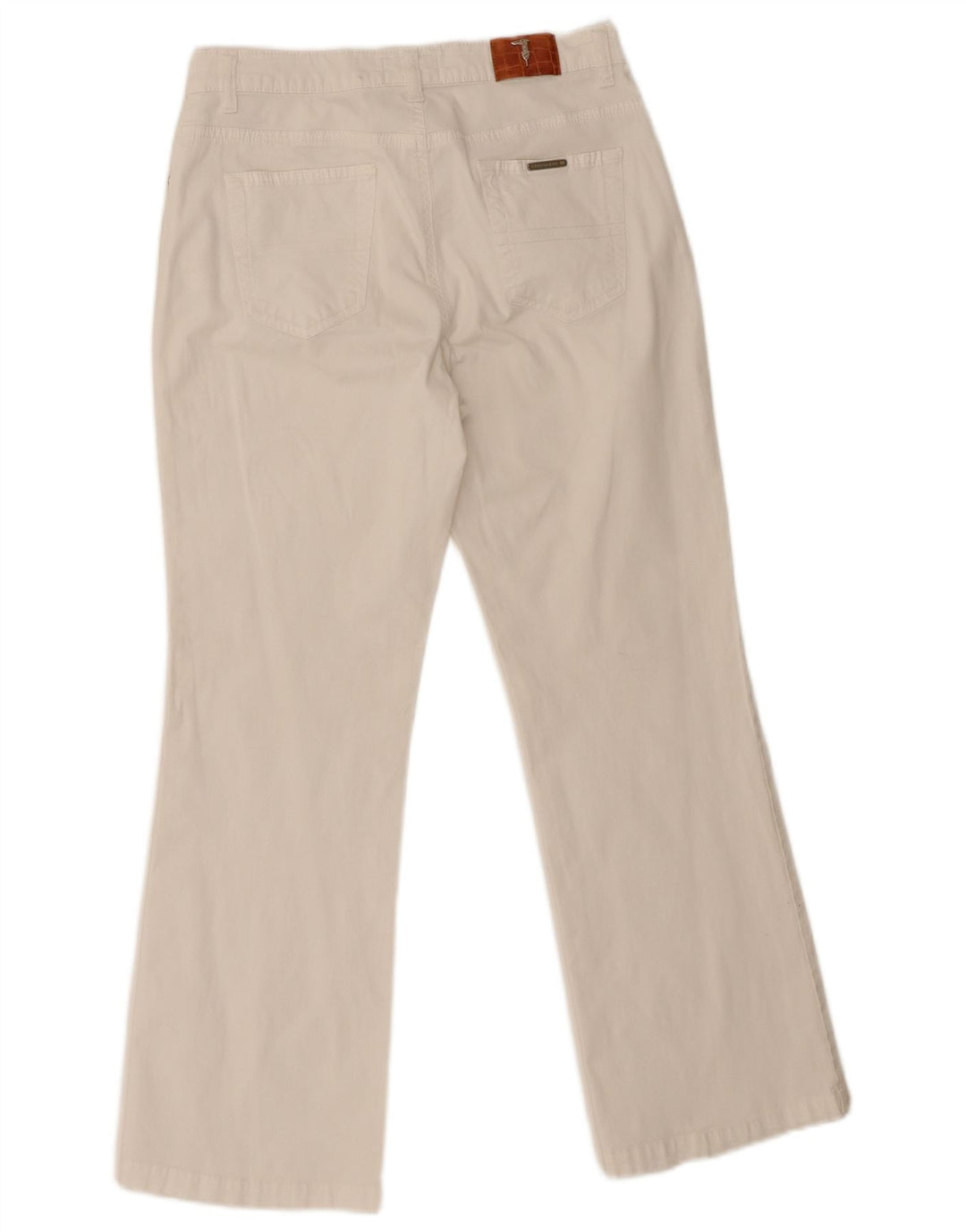 Trussardi Womens Cropped Jeans W28 L26 White Cotton