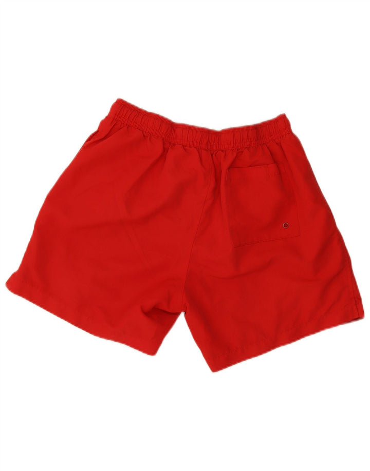 Calvin Klein Mens Graphic Swimming Shorts Medium Red Polyester