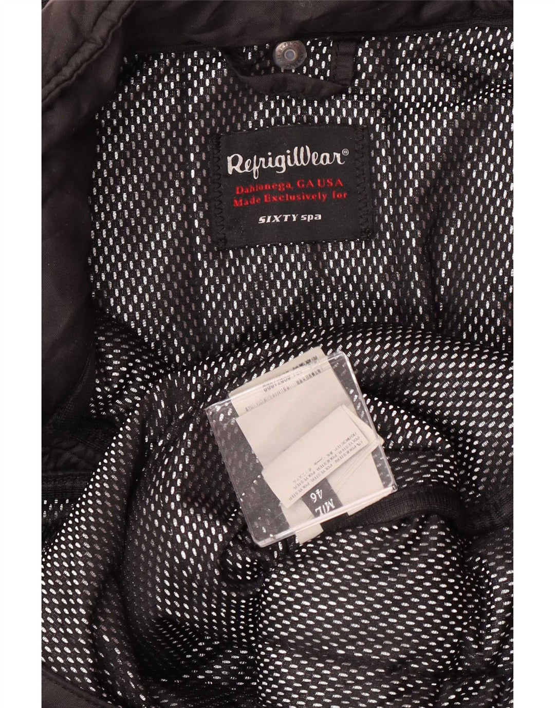 Refrigiwear Womens Sixty spa Hooded Padded Jacket UK 14 Medium Black