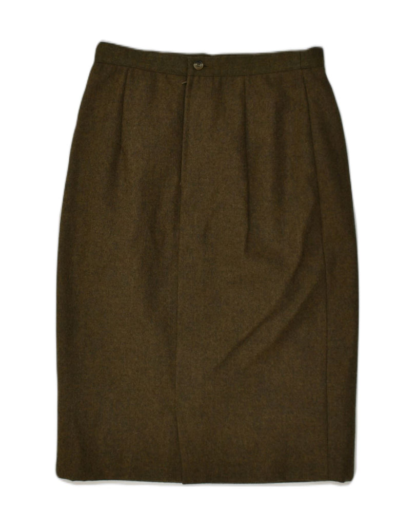 LUISA SPAGNOLI Womens High Waist Pencil Skirt IT 42 Medium W26  Khaki | Vintage Luisa Spagnoli | Thrift | Second-Hand Luisa Spagnoli | Used Clothing | Messina Hembry 