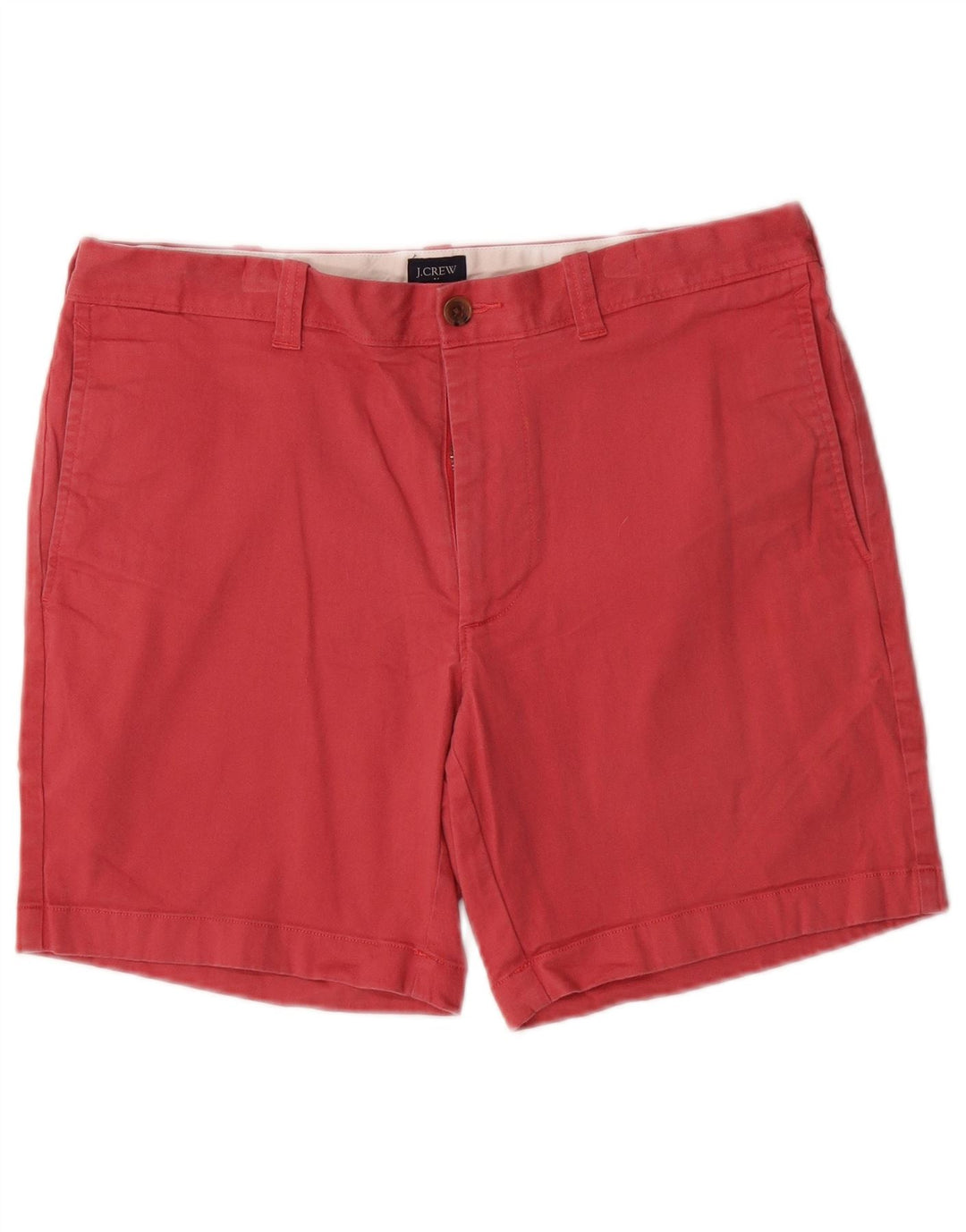 J. CREW Mens Chino Shorts W32 Medium Red Cotton