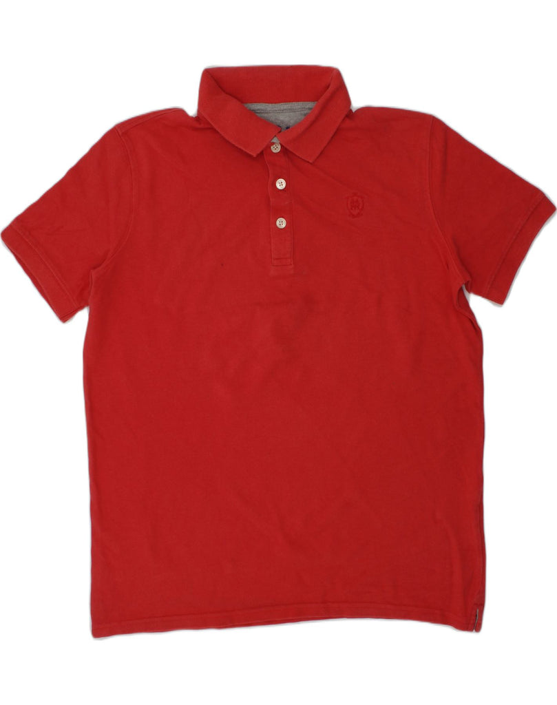 MASSIMO DUTTI Boys Polo Shirt 11-12 Years Red Cotton | Vintage Massimo Dutti | Thrift | Second-Hand Massimo Dutti | Used Clothing | Messina Hembry 