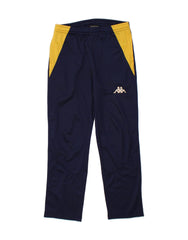 KAPPA Mens Tracksuit Trousers Medium Navy Blue Colourblock Polyester