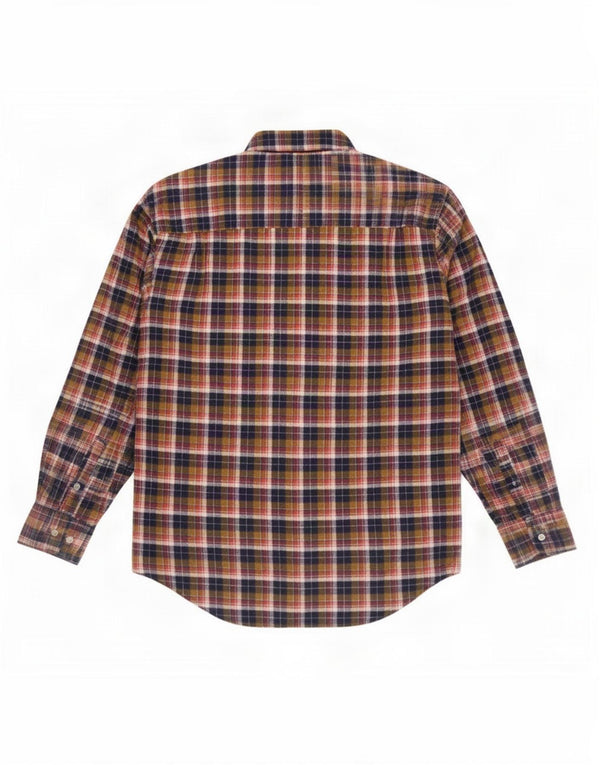 Nanuk Mens Flannel Shirt Large Multicoloured Plaid Cotton