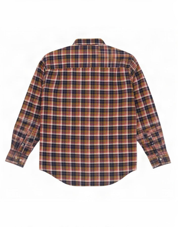 Nanuk Mens Flannel Shirt Large Multicoloured Plaid Cotton