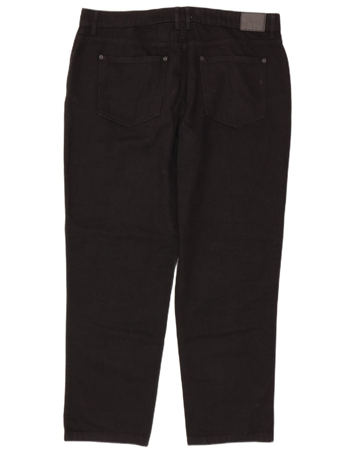Jack Wills Mens Tapered Jeans W38 L32 Black Cotton