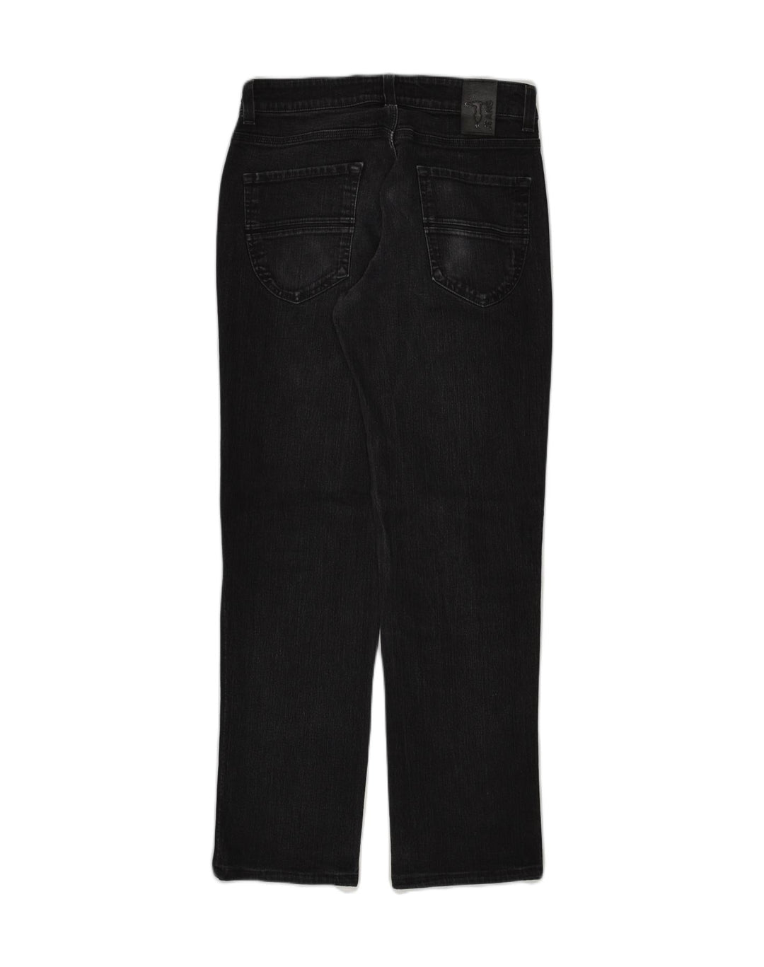 TRUSSARDI Womens Straight Jeans W32 L34  Black Cotton | Vintage Trussardi | Thrift | Second-Hand Trussardi | Used Clothing | Messina Hembry 