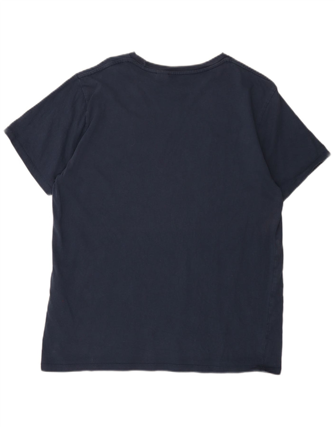 LEVI'S Mens Graphic T-Shirt Top Large Navy Blue Cotton