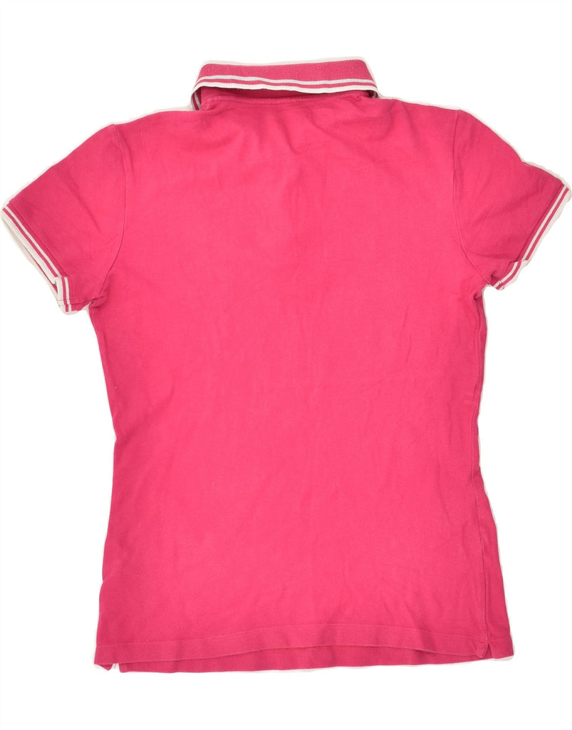 LOTTO Womens Polo Shirt UK 12 Medium Pink | Vintage Lotto | Thrift | Second-Hand Lotto | Used Clothing | Messina Hembry 