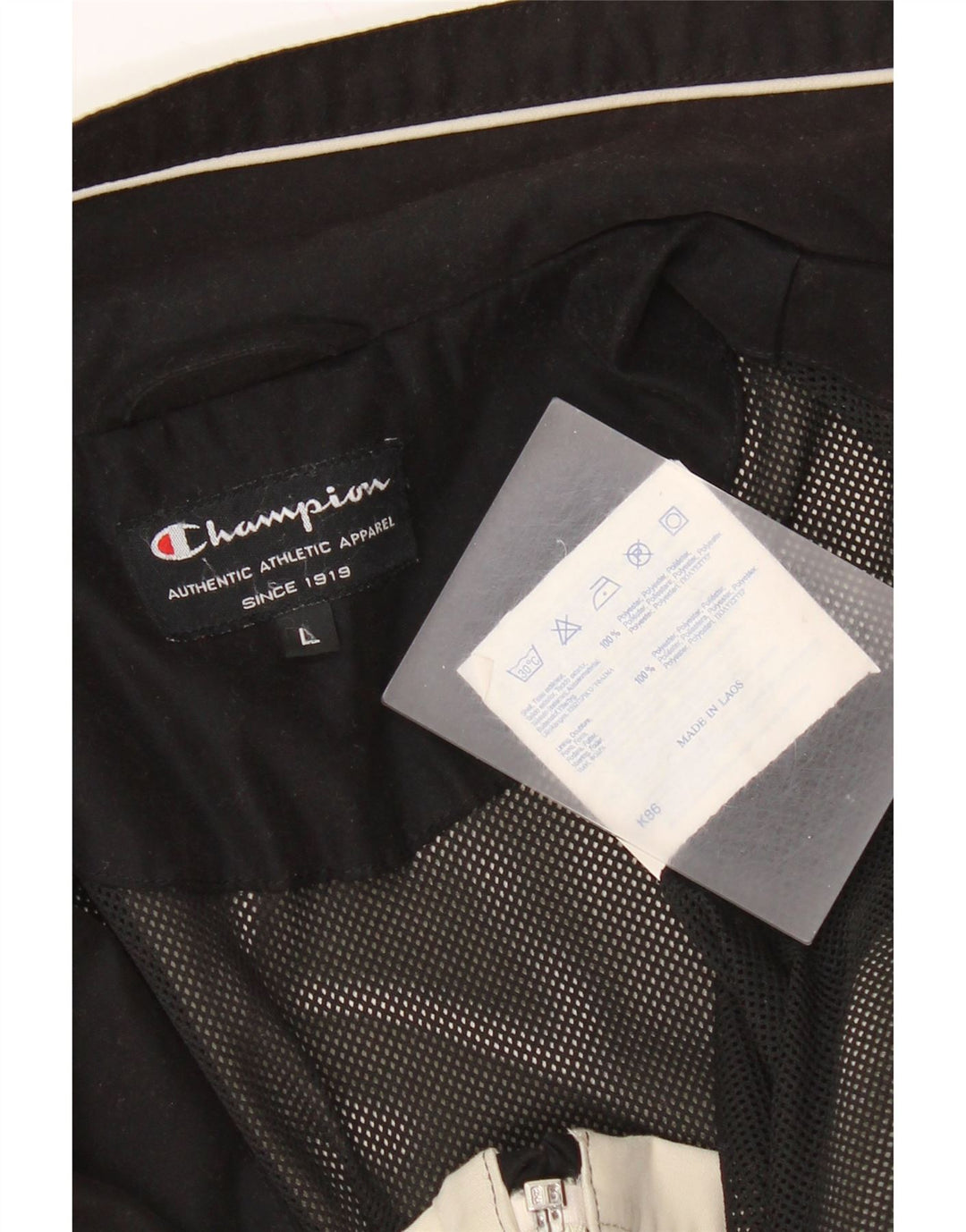 Champion Womens Tracksuit Top Jacket UK 16 Large Green Polyester