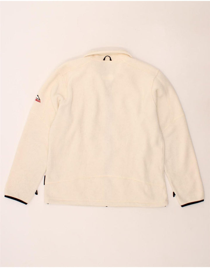 MC KINLEY Womens Fleece Jacket UK 16 Large White Polyester Vintage MC Kinley and Second-Hand MC Kinley from Messina Hembry 