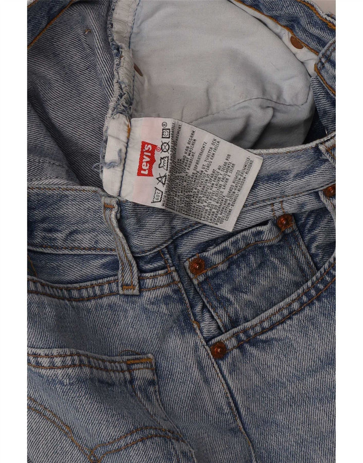 Levi's Mens Straight Jeans W28 L34 Blue Cotton