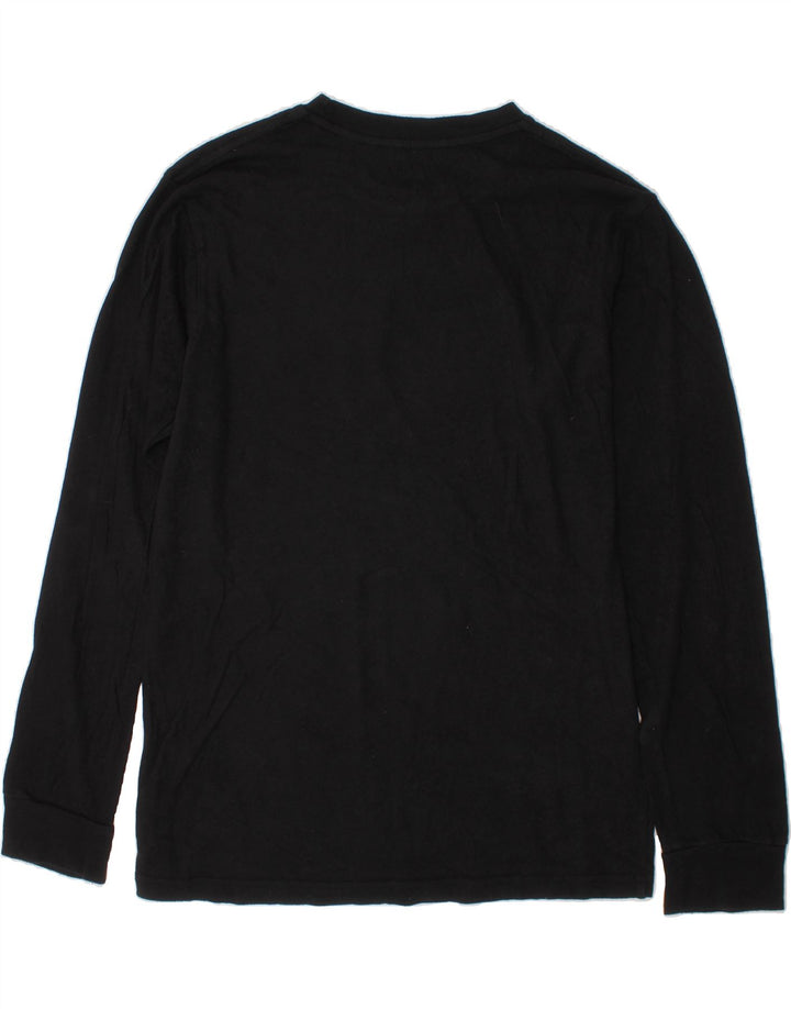 VANS Boys Graphic Top Long Sleeve 12-13 Years Large Black Cotton Vintage Vans and Second-Hand Vans from Messina Hembry 