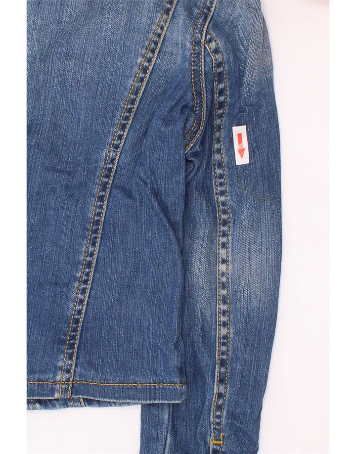 Lee Girls Denim Jacket 7-8 Years XS Blue Cotton