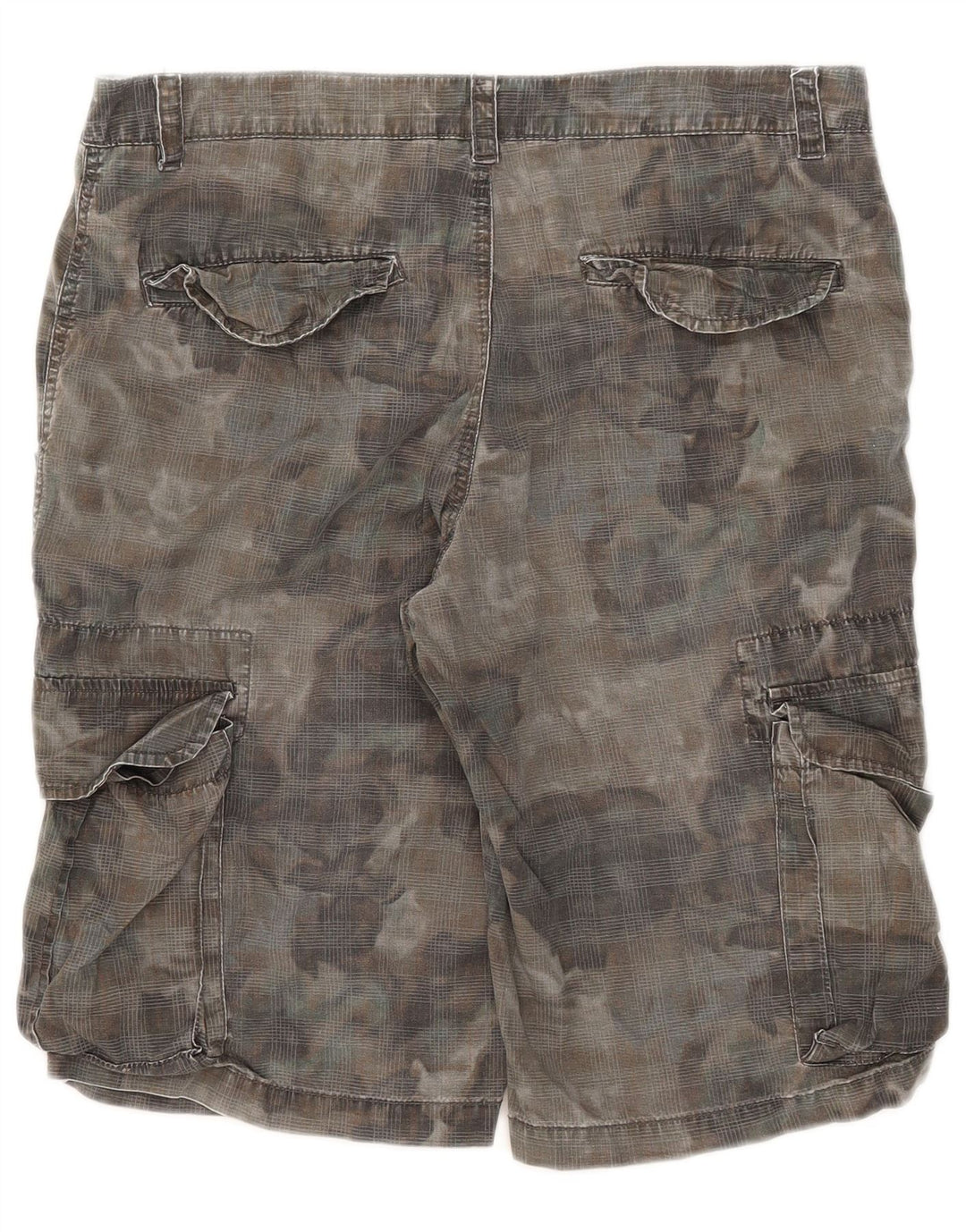 Zara Mens Cargo Shorts EU 40 Medium W31 Khaki Cotton