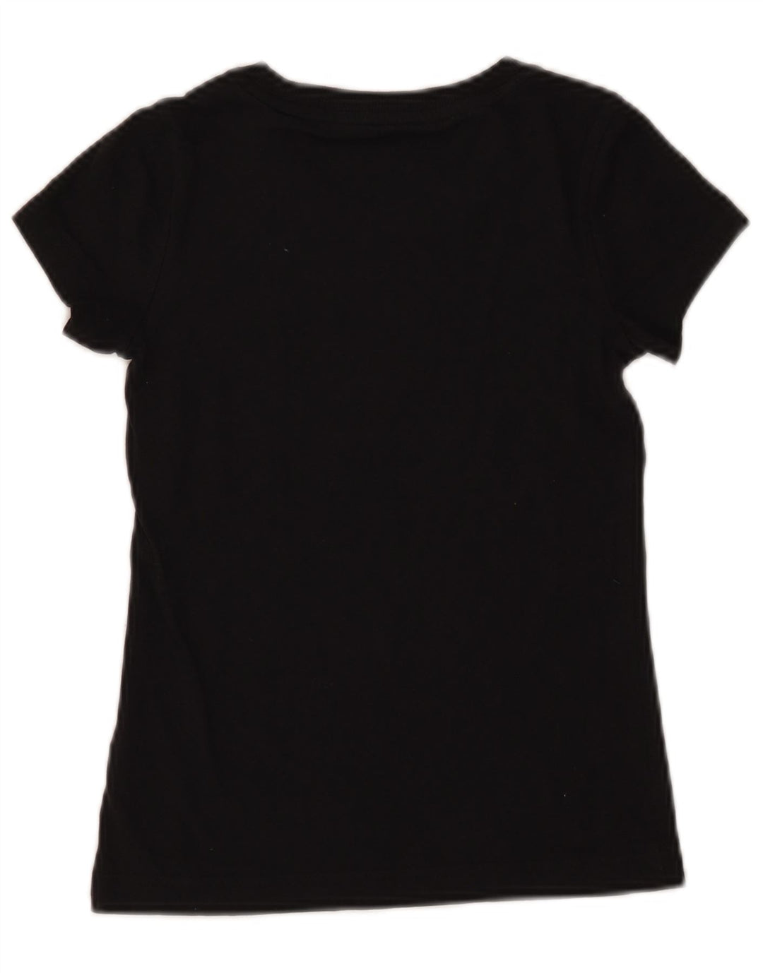 ADIDAS Boys Graphic T-Shirt Top 9-10 Years Black Cotton