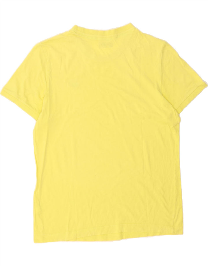 LOTTO Mens T-Shirt Top XL Yellow Cotton Vintage Lotto and Second-Hand Lotto from Messina Hembry 