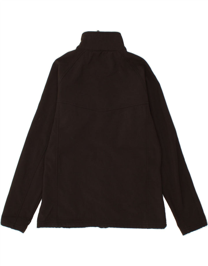 REGATTA Womens Tracksuit Top Jacket UK 10 Small Black Polyester Vintage Regatta and Second-Hand Regatta from Messina Hembry 