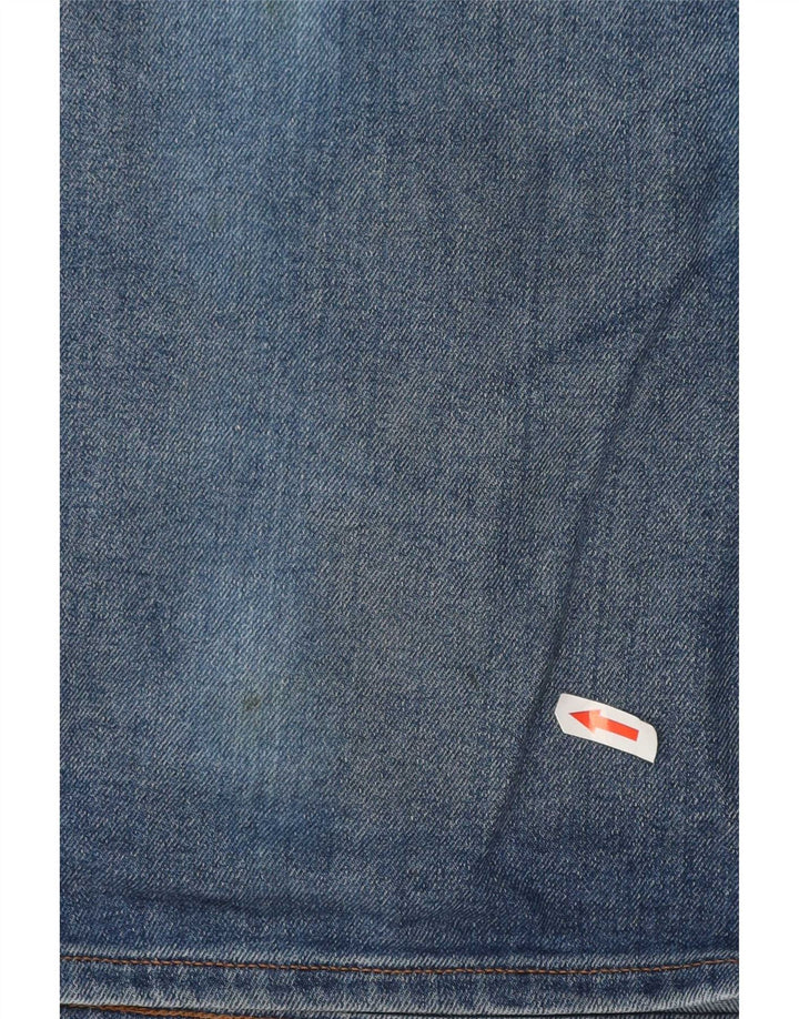 Lee Mens 5 Pocket Short Denim Shorts W36 Large Blue Cotton