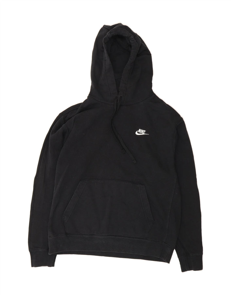 NIKE Mens Hoodie Jumper Medium Black Cotton Vintage Nike and Second-Hand Nike from Messina Hembry 