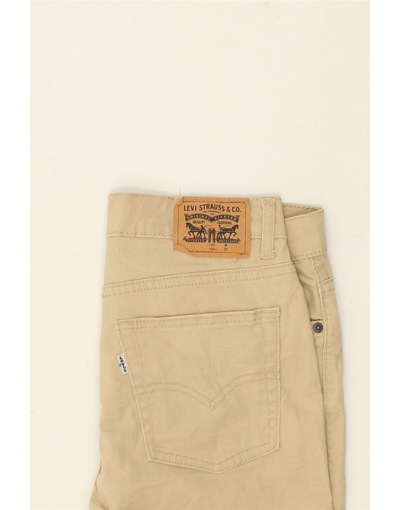 LEVI'S Boys 511 Slim Casual Shorts 15-16 Years W28 Beige Cotton | Vintage Levi's | Thrift | Second-Hand Levi's | Used Clothing | Messina Hembry 