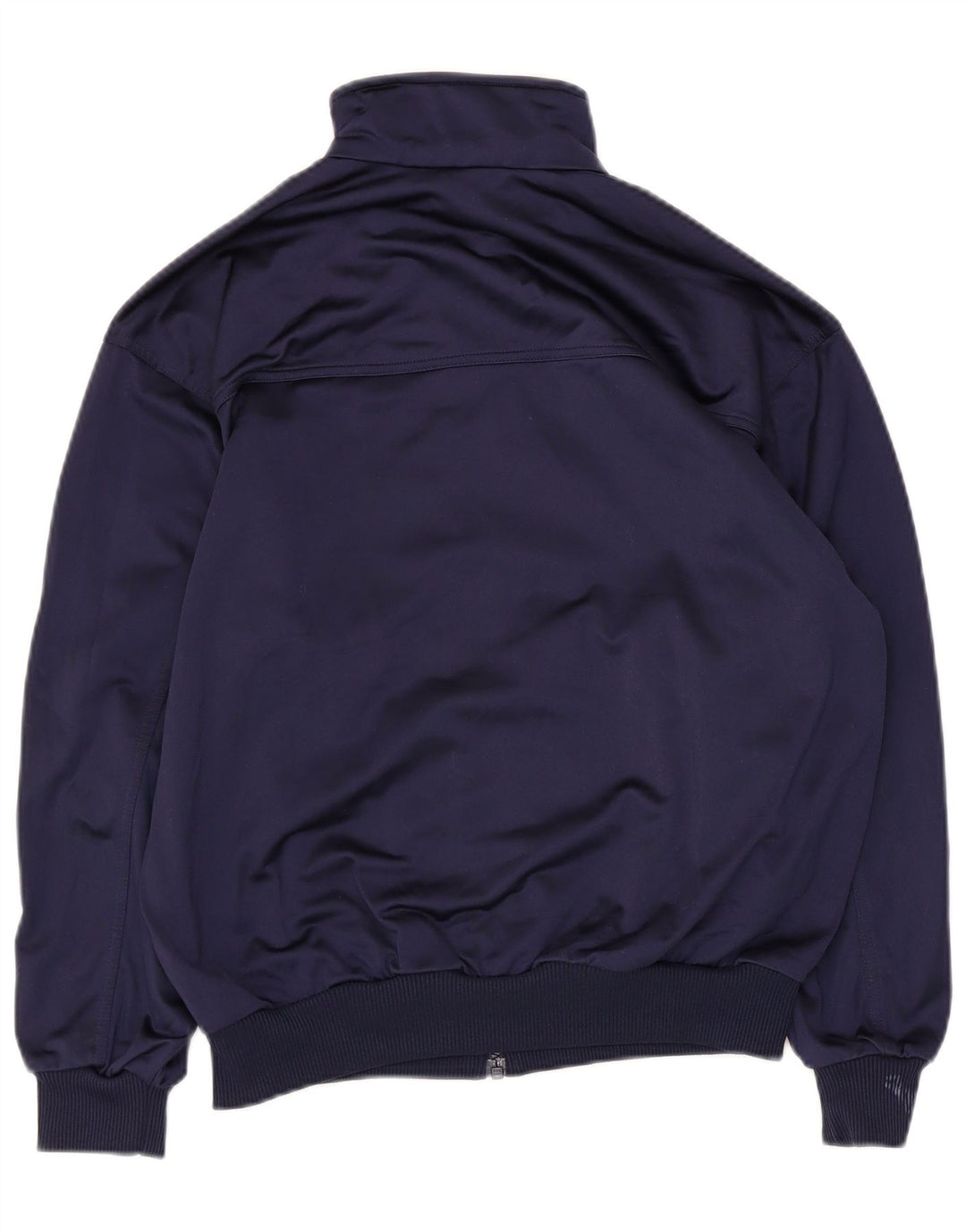 Adidas Girls Tracksuit Top Jacket 13-14 Years Navy Blue Polyester