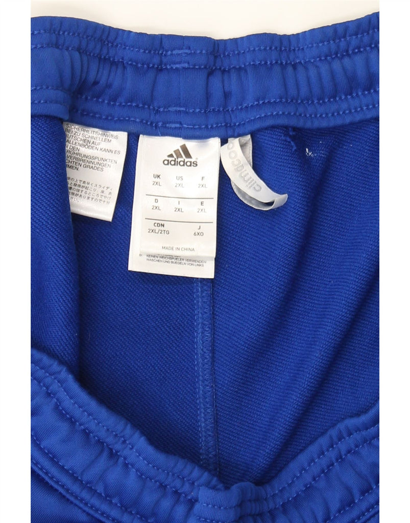 ADIDAS Mens FC Bayern Munchen Tracksuit Trousers 2XL  Blue Polyester Vintage Adidas and Second-Hand Adidas from Messina Hembry 