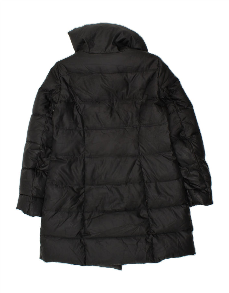 BENETTON Womens Padded Coat UK 10 Small Black Polyester Vintage Benetton and Second-Hand Benetton from Messina Hembry 