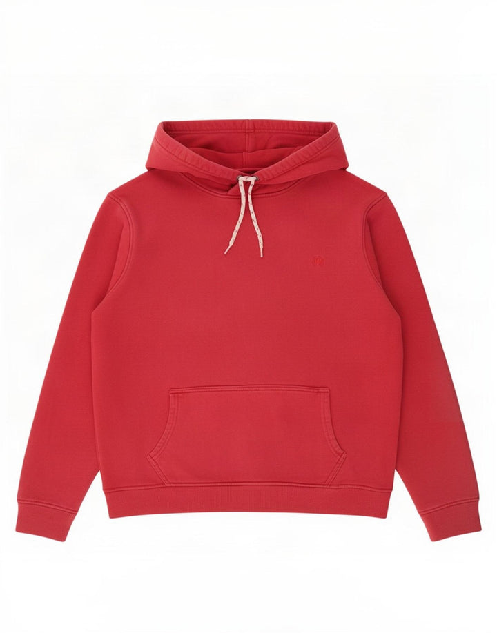Fat Face Mens Hoodie Jumper Medium Red Cotton