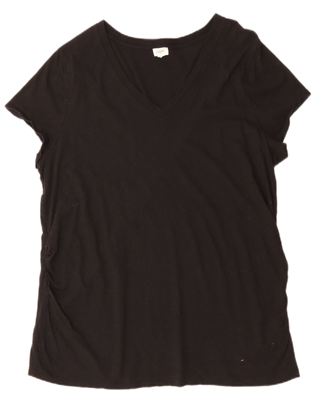 J. Crew Womens T-Shirt Top UK 16 Large Black Cotton